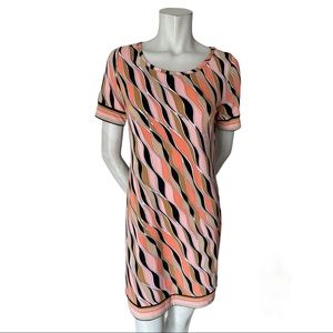 MICHAEL Michael Kors Wave Pattern Dress Size Med